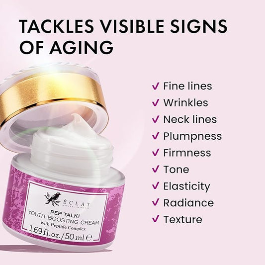 Collagen Anti Aging Face Cream with Patented Matrixyl-3000 & Argireline - 5x More Powerful w/ Pep-Boost Peptide Complex + 10 Antioxidants - Facial Wrinkle Day/Night Cream Face Moisturizer for Women