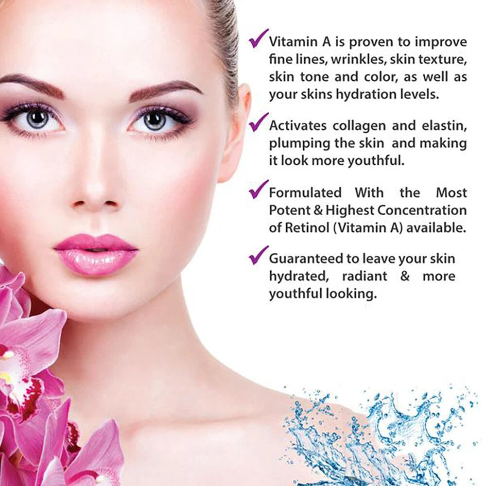 PURE RETINOL VITAMIN A 2.5% + HYALURONIC ACID HA - RETINOL WRINKLE CREAM / SERUM